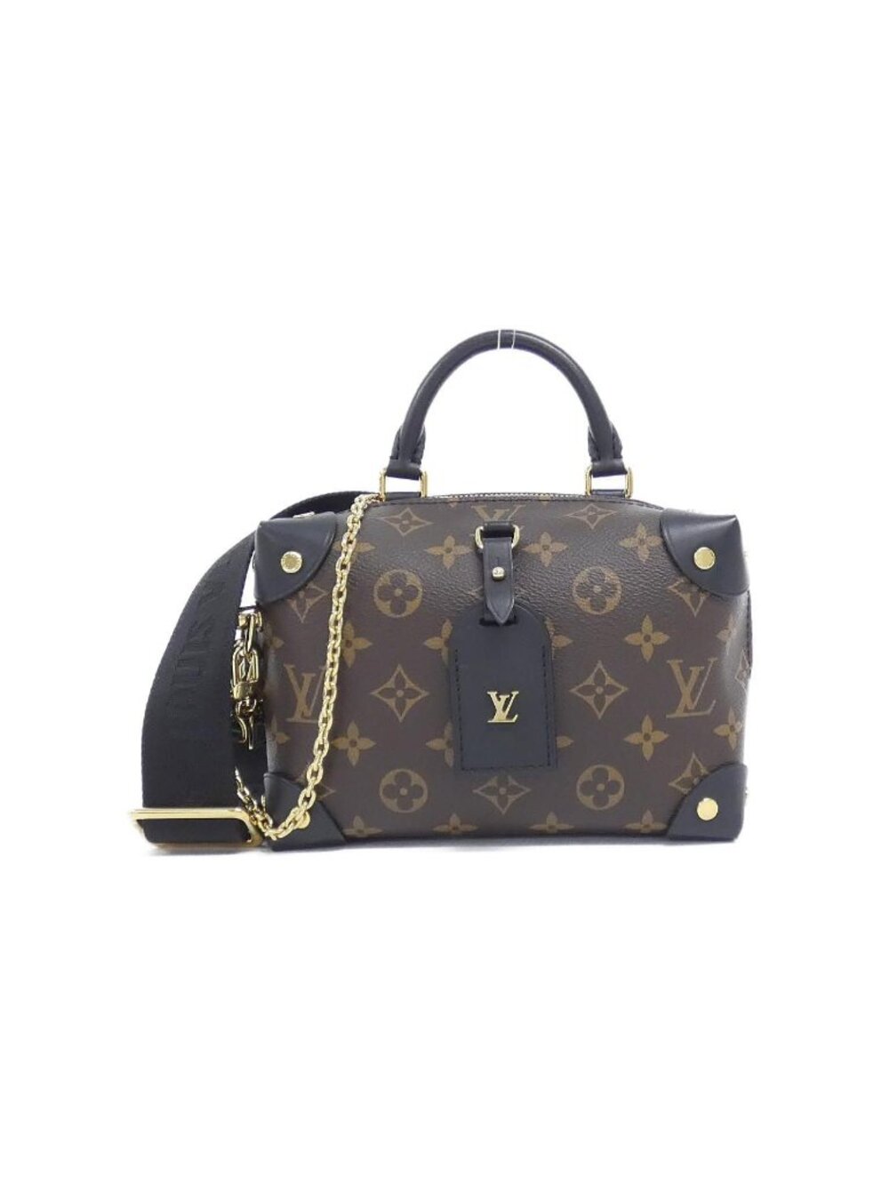 Louis Vuitton Monogram Petite Malle Souple Bag